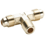 Flare to Pipe - Branch Tee - Brass 45 Flare Fittings